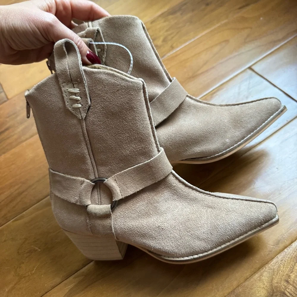 NWT MATISSE TOMBSTONE SUEDE COWBOY BOOT Sz 5 (no original box) - Picture 8 of 11